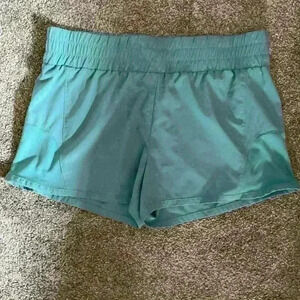 Marika moss green shorts.
